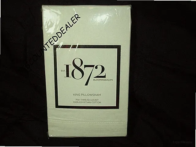 1872 700 TC KING PILLOW SHAM WHITE HEMSTITCH EGYPTIAN COTTON NEW $130