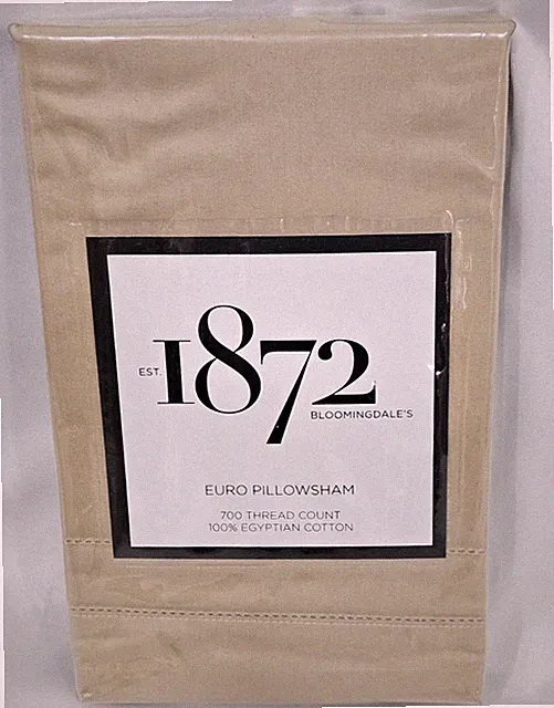1872 Euro Sham Camel Egyptian Cotton 700 Tc 26x26 New $130