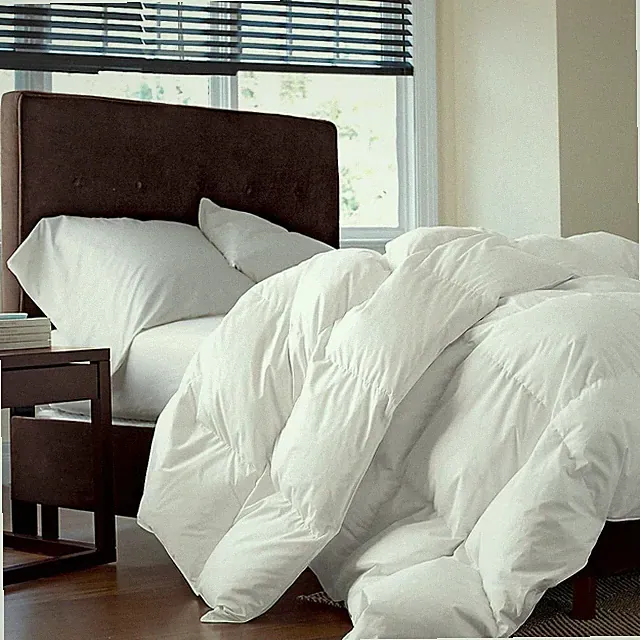 800 Thread Count California King Siberian Goose down Comforter 800TC 700FP, Whit