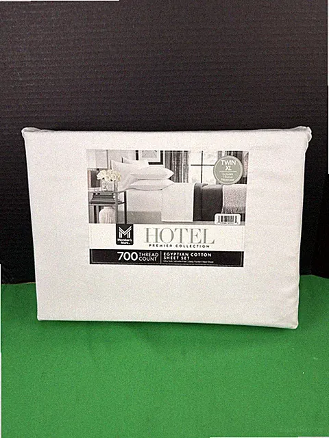 Member’s Mark Hotel Premier 700 Thread Count Sheet Set TWIN XL White