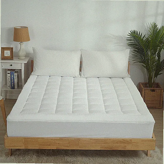 Sacred Thread Mattress Pad, Cooling Mattress Topper w/ 18 Inch Pockets