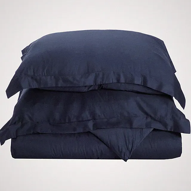 Superior 700 Thread Count Egyptian Cotton Duvet Cover Bed Set, Luxury, Queen