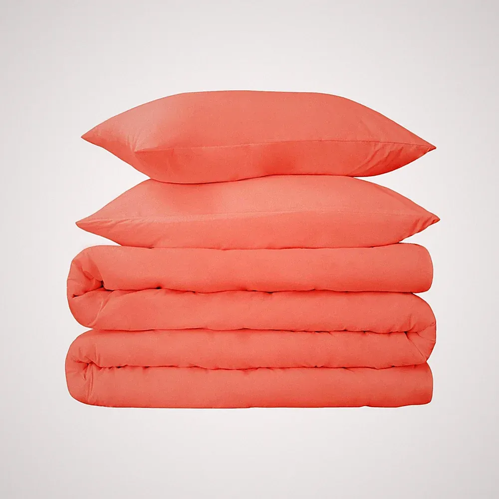 Superior 700 Thread Count Egyptian Cotton Duvet Cover Bed Set, Ultra-Soft, Queen